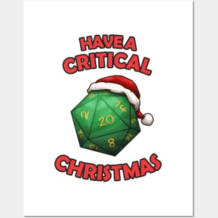 Have a Critical Christmas D20 Posters and Art